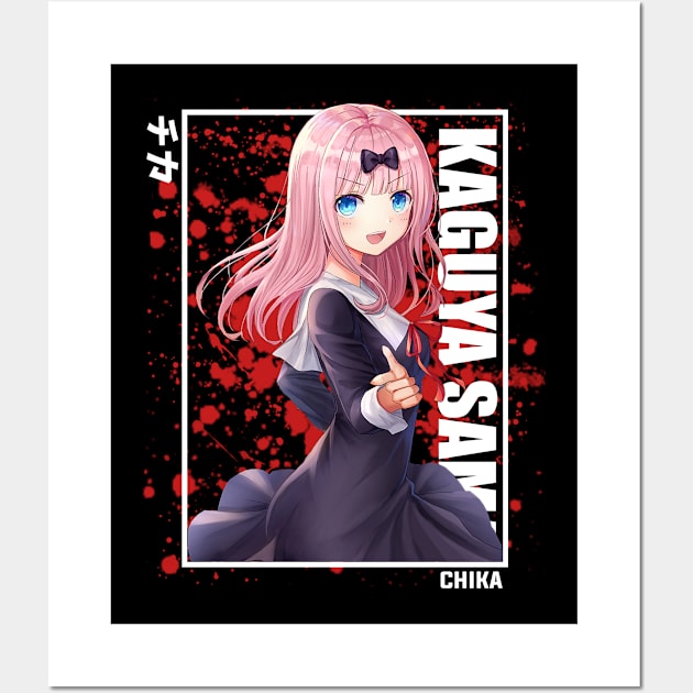 Chika Fujiwara Kaguya Sama Wall Art by Otaku Emporium